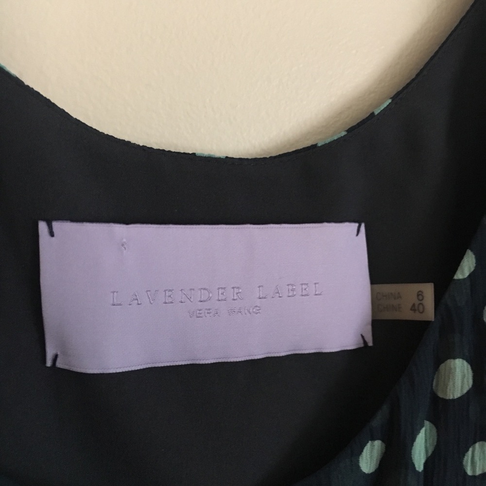 Vera Wang Lavender Label Silk Polka Dot Dress - Picture 6 of 8